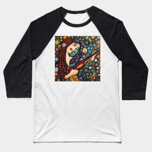 Woman playing a violin Baseball T-Shirt